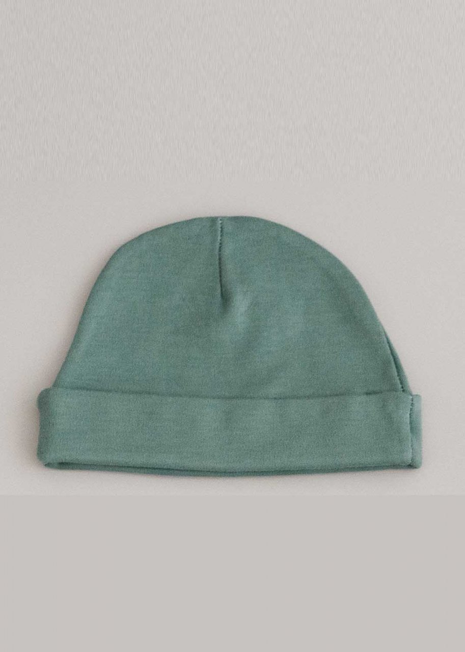 Cappello Green per neonati in morbidissimo cotone PIMA biologico