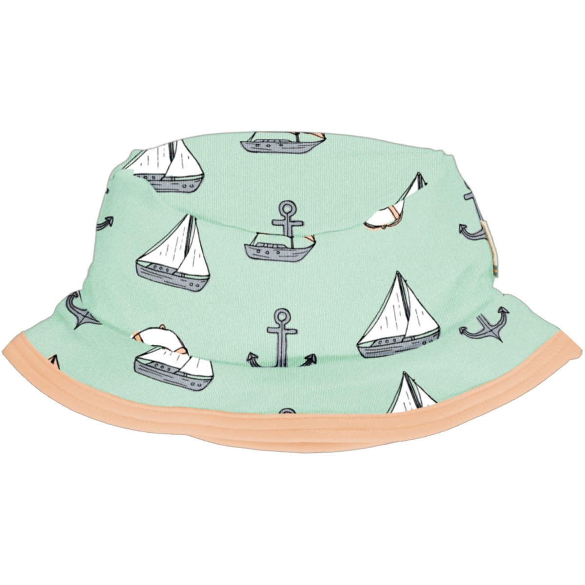Cappello pescatore Salty Boat per bambini in cotone biologico