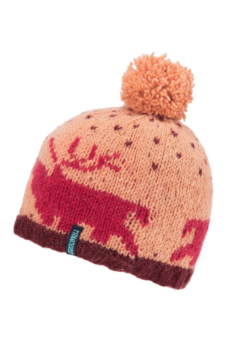 Cappello Renna per bambini in lana naturale