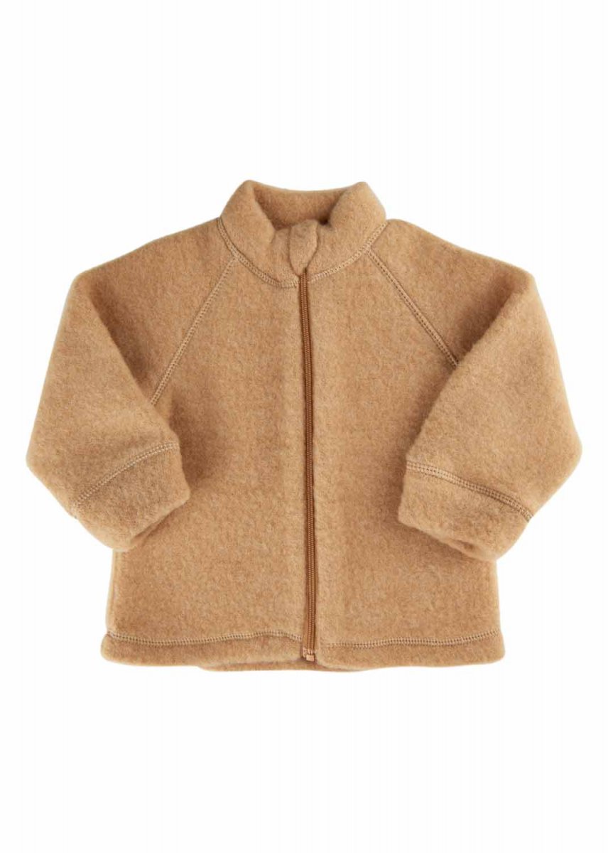 Giacchina Softwool per neonati in pile di pura lana naturale