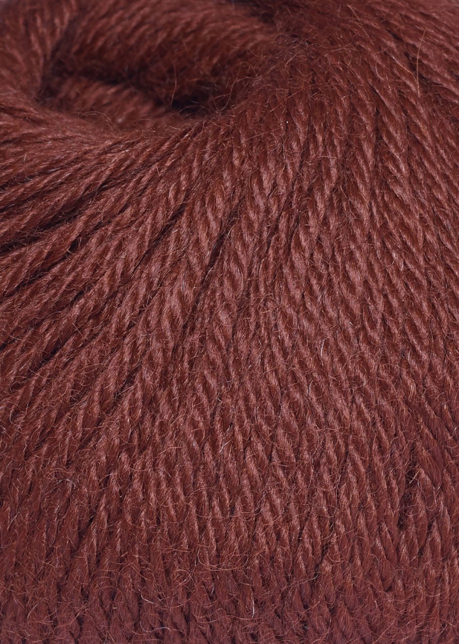 Gomitolo 100% baby alpaca marrone scuro