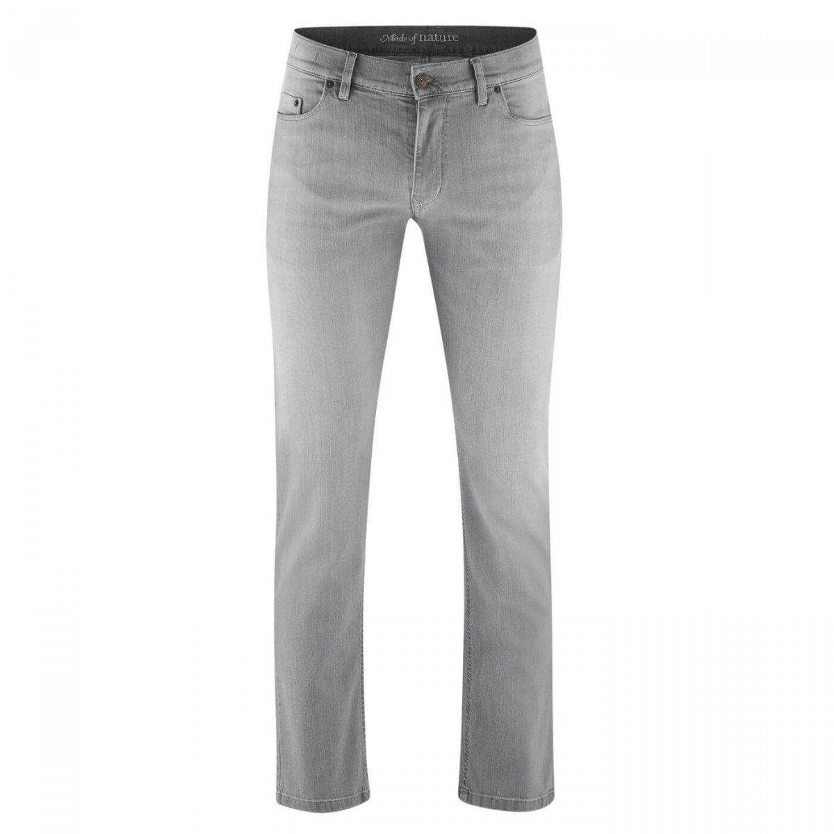 Jeans Bosco grey washed in organic cotton