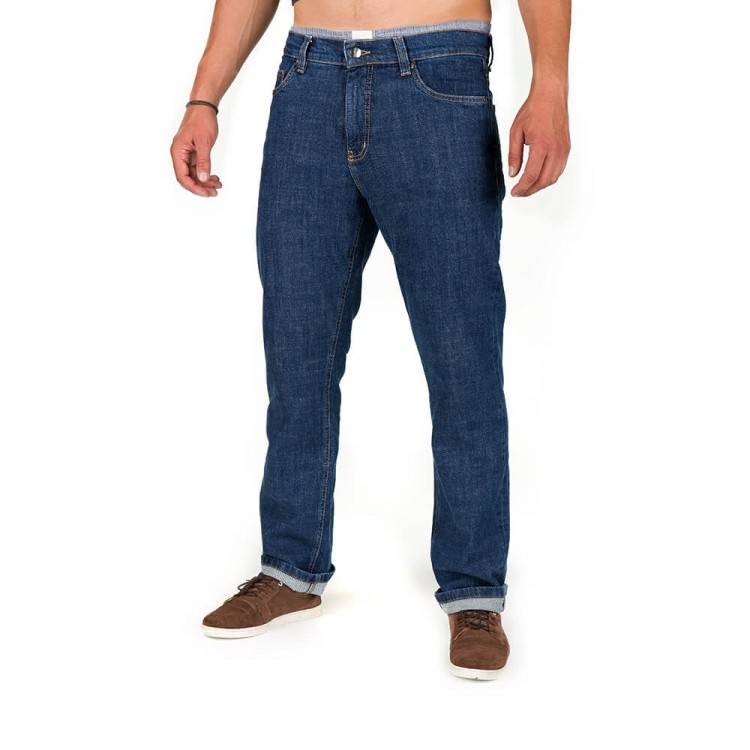 Jeans Uomo Functional Stone Washed in Cotone Biologico