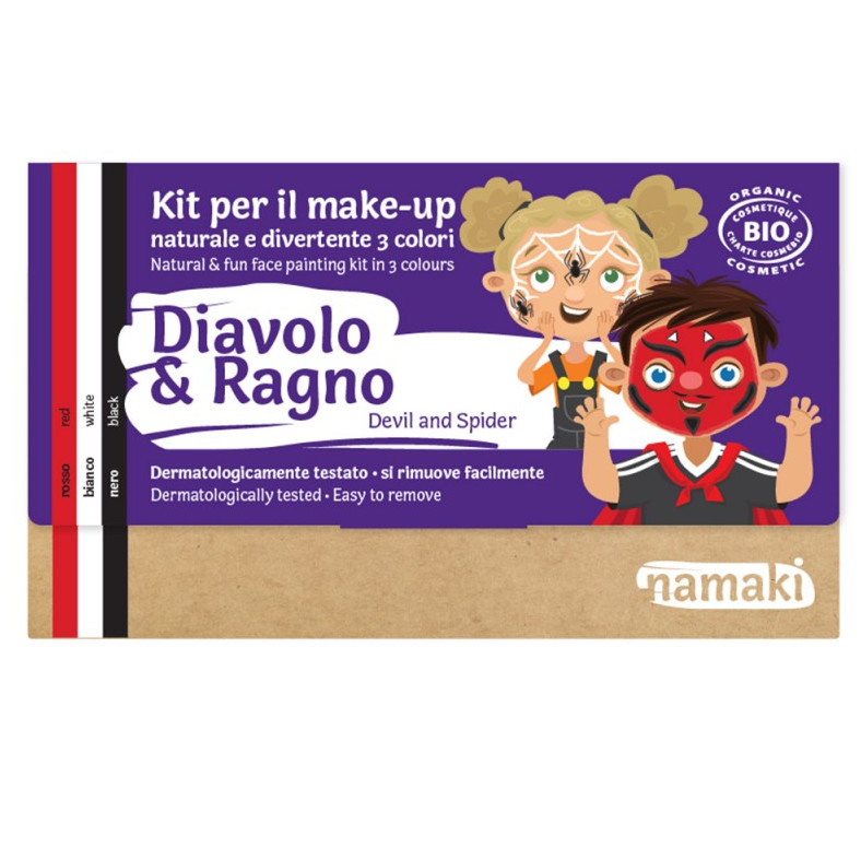 Kit make up bio 3 colori Diavolo e Ragno
