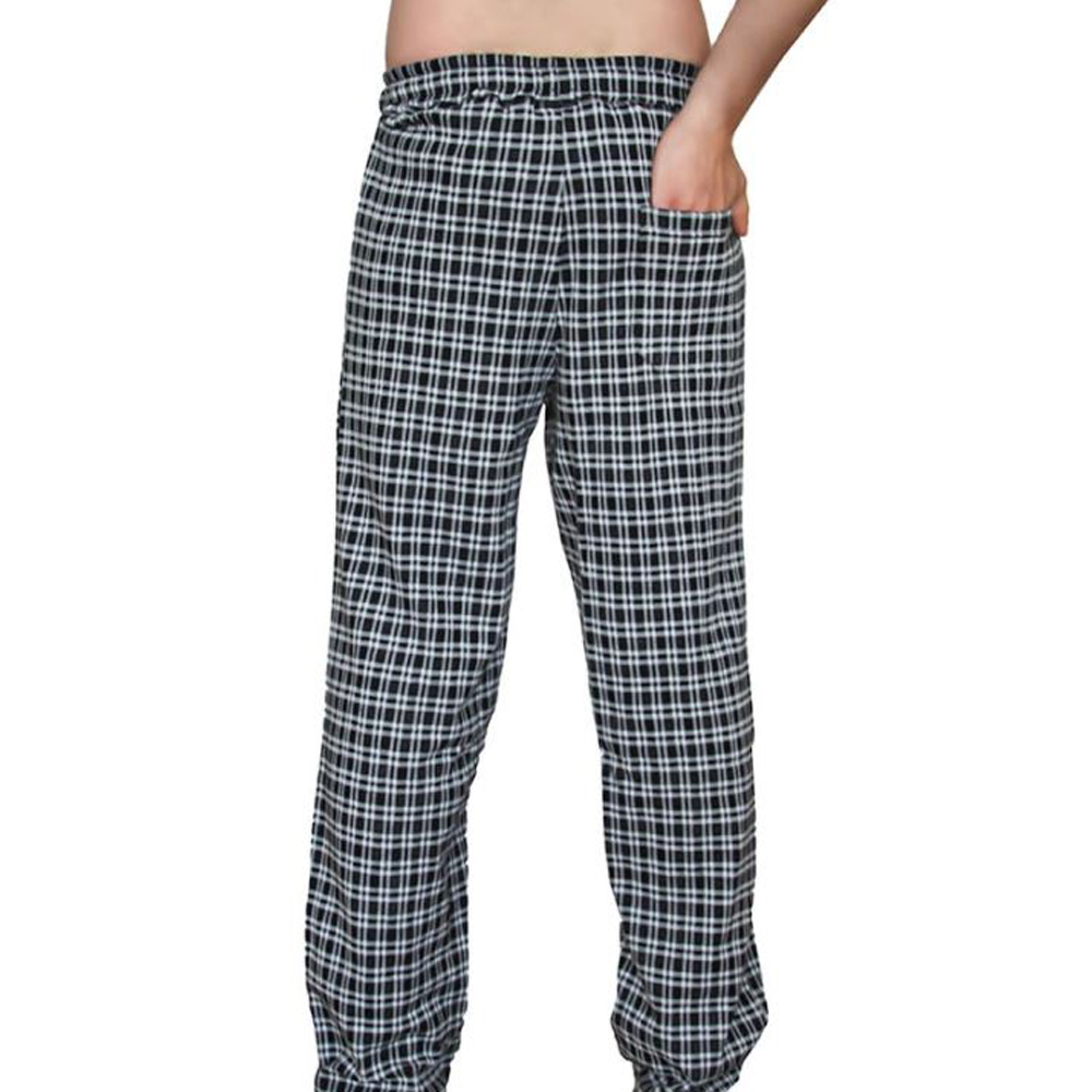 Men's pajama trousers Grey in 100% organic cotton - Albero Natur