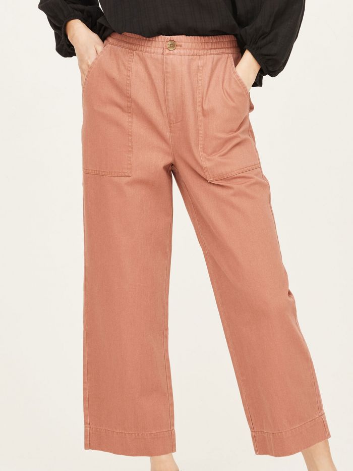 Pantaloni Classic Cropped da donna in puro Cotone Biologico