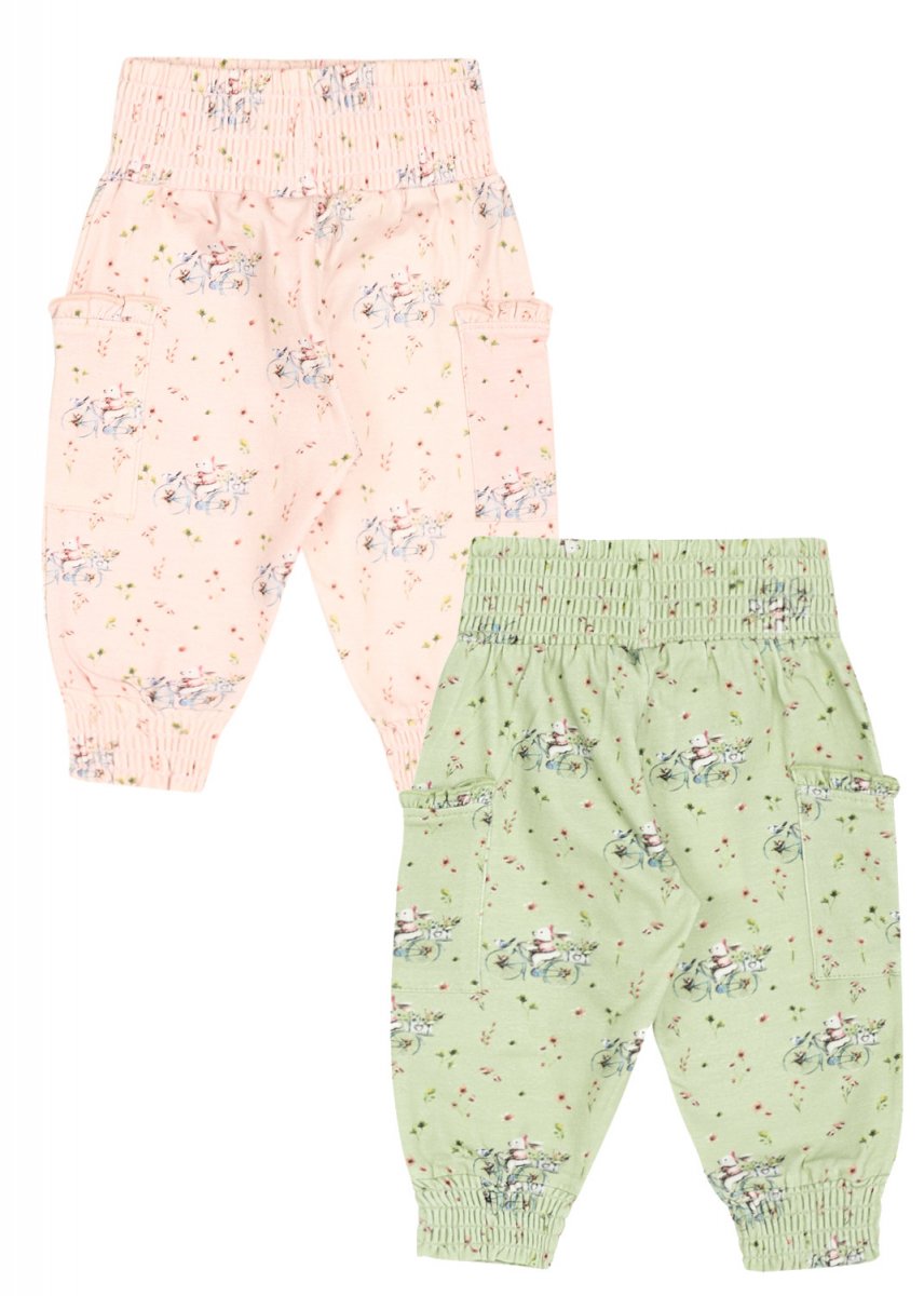 Pantaloni Trine per neonata e bambina in cotone biologico