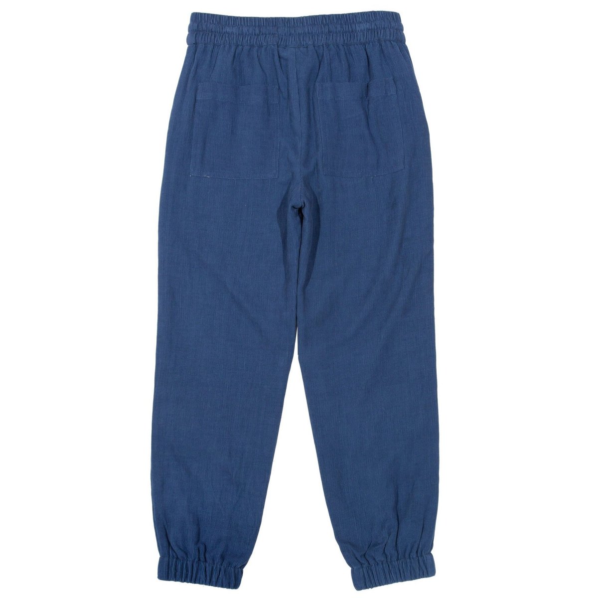 Pantaloni velluto in Cotone Biologico Blu