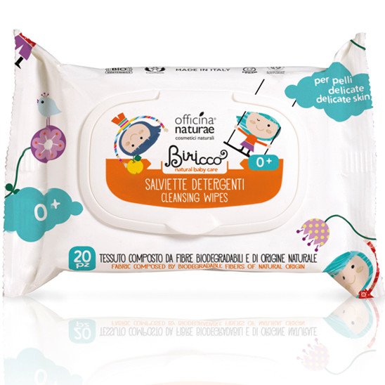 Salviette detergenti Biricco biodegradabili 20 pz