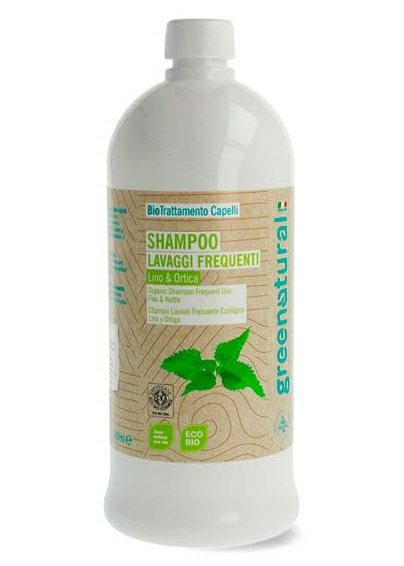 Shampoo eco-bio lavaggi frequenti Lino e Ortica - 1 lt