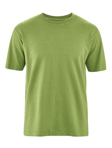 T-shirt Basic in Canapa e Cotone Biologico Verde