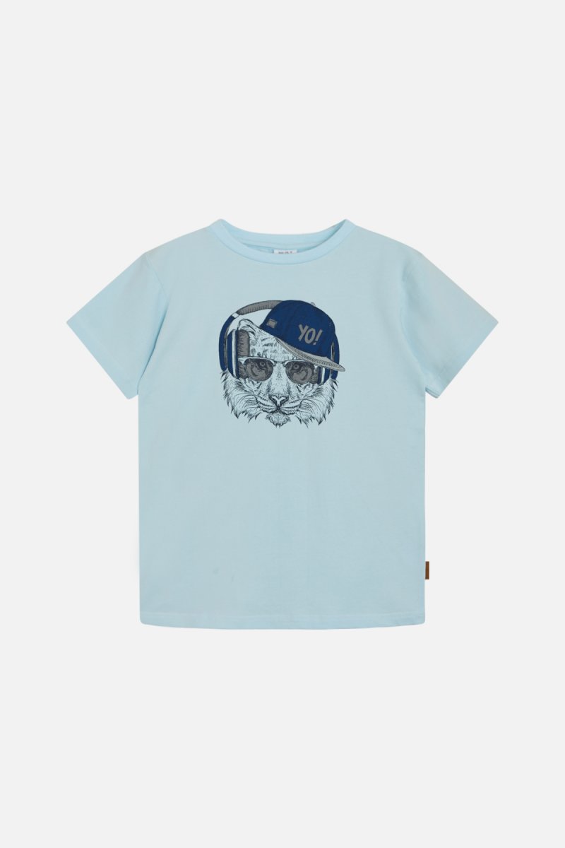 T-shirt Tigre Rapper per ragazzi in cotone biologico