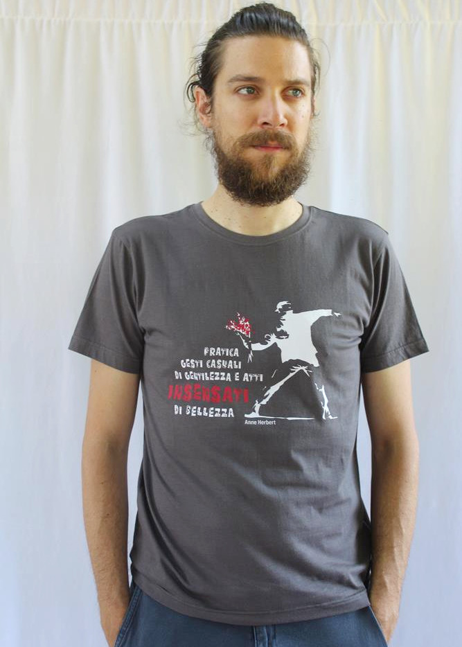 T-shirt Uomo GESTI CASUALI in cotone biologico equo