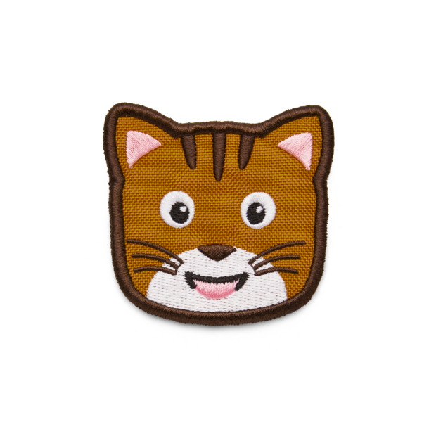 Zaino Daydreamer Badge Cat con velcro in Pet riciclato