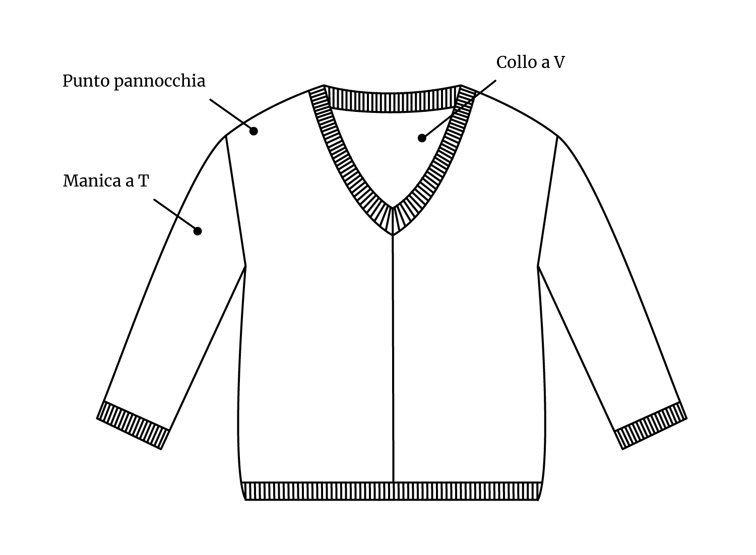 maglione luisa cashmere rigenerato made in italy