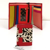 Soruka Easy women wallet with Animal Print in recovered leather