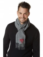 UNI MELANGE scarf in pure Alpaca wool fabric 42x176 cm