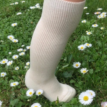 Knee-high thin socks in organic cotton_43186