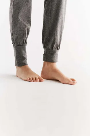 Pantalone Yoga con tasche in cotone biologico_109148