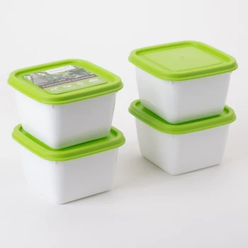 Food containers set 4 pcs 500 ml Gies Greenline_55955