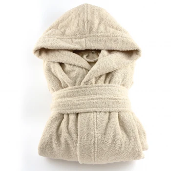 Mymami natural hooded bathrobe in organic cotton_56064