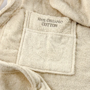 Mymami natural hooded bathrobe in organic cotton_56065