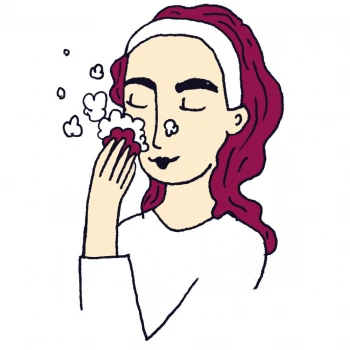 Detergente viso solido pelle secca e sensibile all'ibisco_56222
