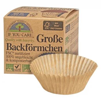 Compostable ecological baking cups IF YOU CARE_56679