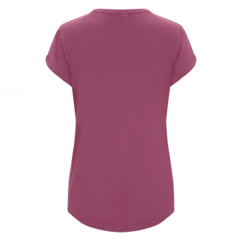 Women's roll-up sleeves in organic cotton_60719