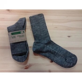 Thin short socks in wool and organic cotton_41103