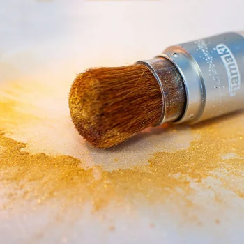 Magic Brush and organic glittering powder Gold_60875