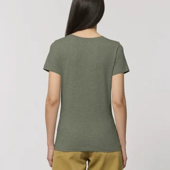 T-shirt woman Expresser Melange in organic cotton_61909