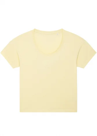 Scoop neck women's t-shirt in organic cotton_100947