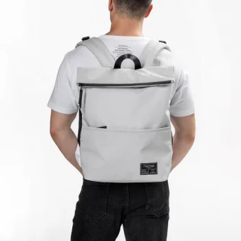 Backpack Leonardo in recycled nylon with waterproof coating_64439