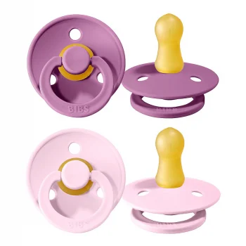 Pacifiers BIBS Color 2 pcs Lavender and Baby Pink_64954