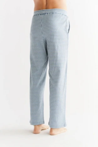 Men's pajama trousers Denim in 100% organic cotton_92729