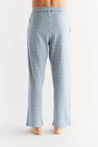 Men's pajama trousers Denim in 100% organic cotton_92731