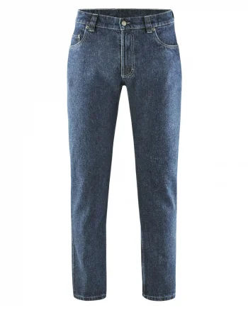Men's Blue Denim Rinse Jeans in hemp and organic cotton_93490