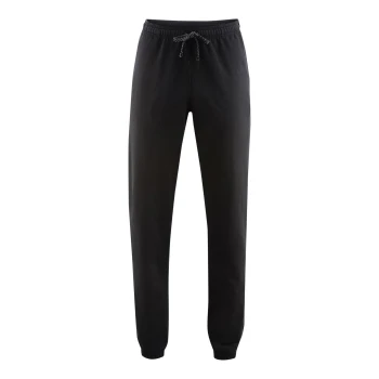 Unisex black jogging pants in organic cotton_57315