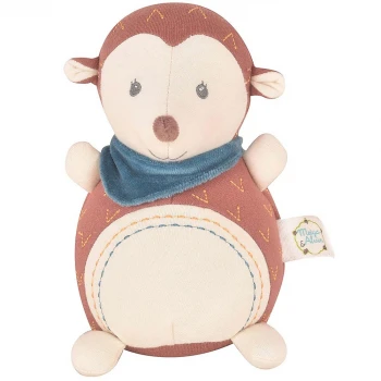 Ethan Hedgehog with rattle in Organic Cotton_67403