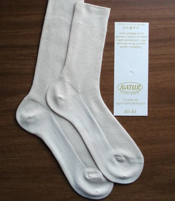 Short socks in natural organic cotton_37819