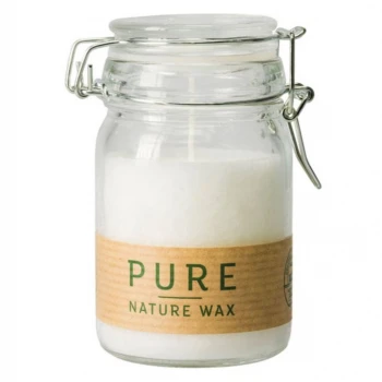 PURE NATURE candle in glass 100% coconut oil_68992