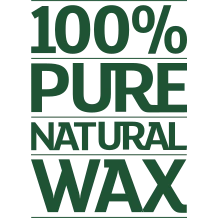 PURE NATURE candle in glass 100% coconut oil_69005