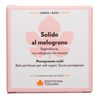 Solid body wash with organic Tuscan pomegranate_69089