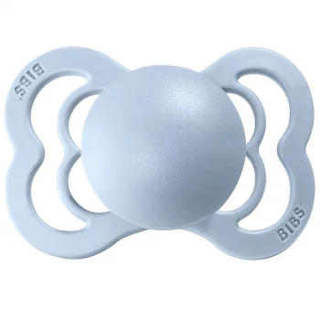 BIBS Supreme Pacifiers 2 pcs Gray and Light Blue_69349