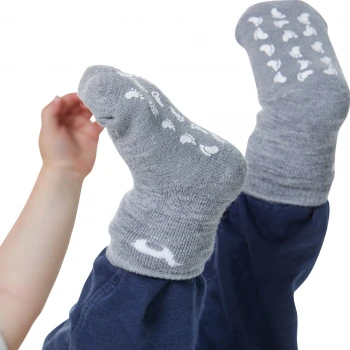 Anti-slip ABS socks kids children alpaca wool_70488
