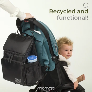 Marisa backpack for Vegan parents in recycled polyester from plastic bottles_71189