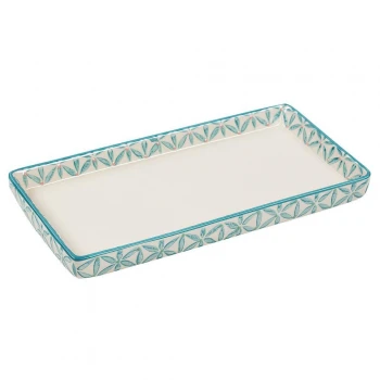 LOU tray in hand painted glazed ceramic_71391