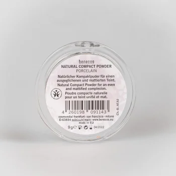Compact mattifying powder Porcelain BioVegan Benecos_72058