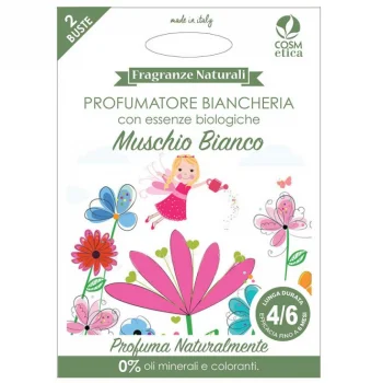Profumatore Biancheria Ecologico Muschio Bianco 2 pz_72301